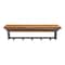 Alaterre Furniture Claremont 40"L Rustic Wood Coat Hook and Bench Set ANCM042474 - alternate 2